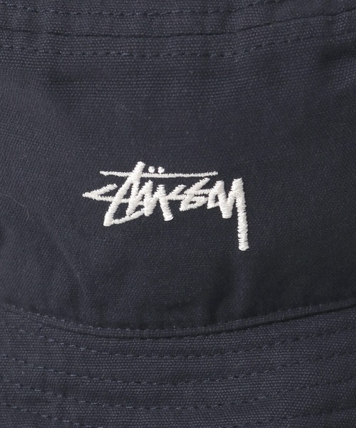 STUSSY(ステューシー)の「STUSSY/ステューシー Stock Canvas Bucket Hat バケットハット(ハット・メンズ・グリーン/ブラウン/ネイビー・SM/LXL)」の8枚目の写真