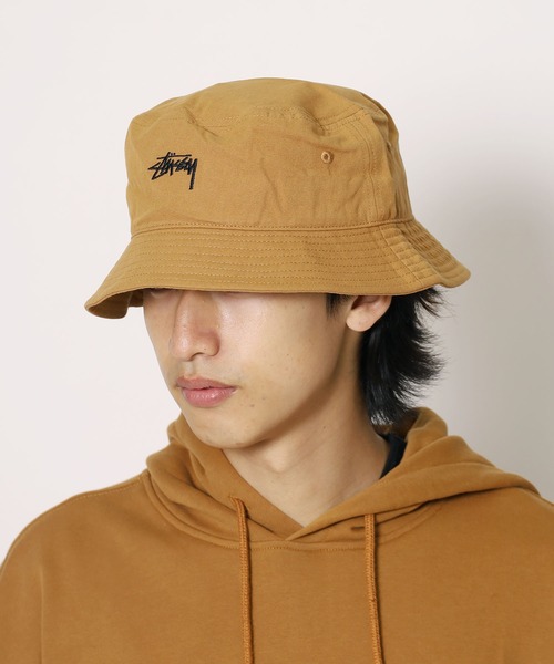 STUSSY(ステューシー)の「STUSSY/ステューシー Stock Canvas Bucket Hat バケットハット(ハット・メンズ・グリーン/ブラウン/ネイビー・SM/LXL)」の21枚目の写真