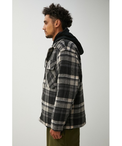 AZUL by moussy（アズールバイマウジー）の「SHAGGY CHECK PADDING