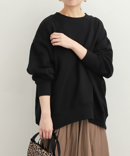 URBAN RESEARCH DOORS(アーバンリサーチドアーズ)の「『UR TECH』裏起毛クルーネックスウェット(スウェット・レディース・ピンク/オフホワイト/ブラック・MEDIUM)」の15枚目の写真