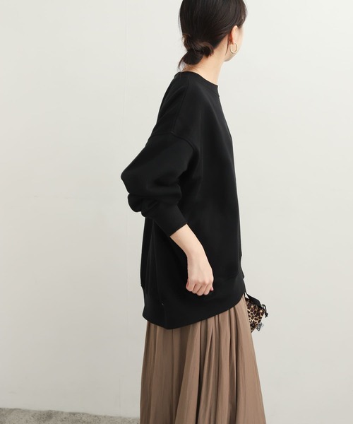 URBAN RESEARCH DOORS(アーバンリサーチドアーズ)の「『UR TECH』裏起毛クルーネックスウェット(スウェット・レディース・ピンク/オフホワイト/ブラック・MEDIUM)」の16枚目の写真