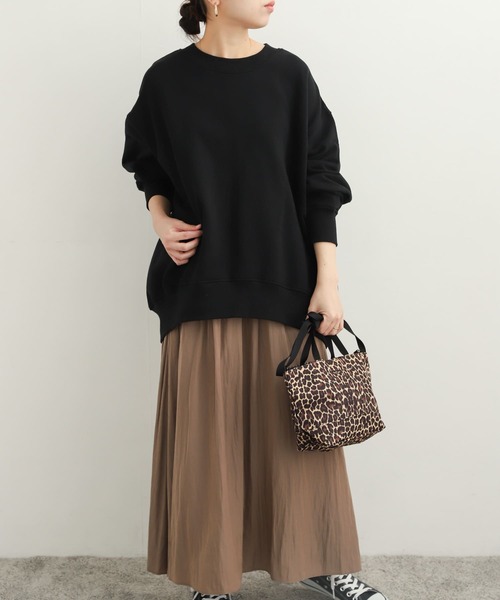 URBAN RESEARCH DOORS(アーバンリサーチドアーズ)の「『UR TECH』裏起毛クルーネックスウェット(スウェット・レディース・ピンク/オフホワイト/ブラック・MEDIUM)」の20枚目の写真