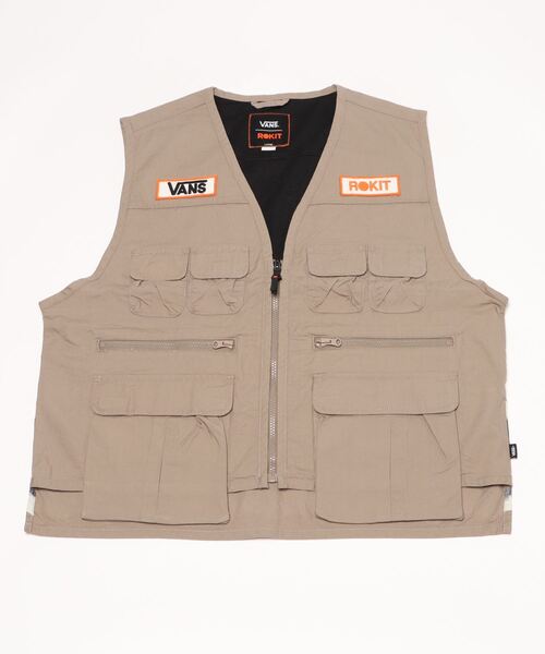 Vans ベスト VANS(バンズ) ⁄ タグ付き⁄中綿ベスト⁄XL⁄--⁄BLK⁄黒⁄ブラック | 古着の