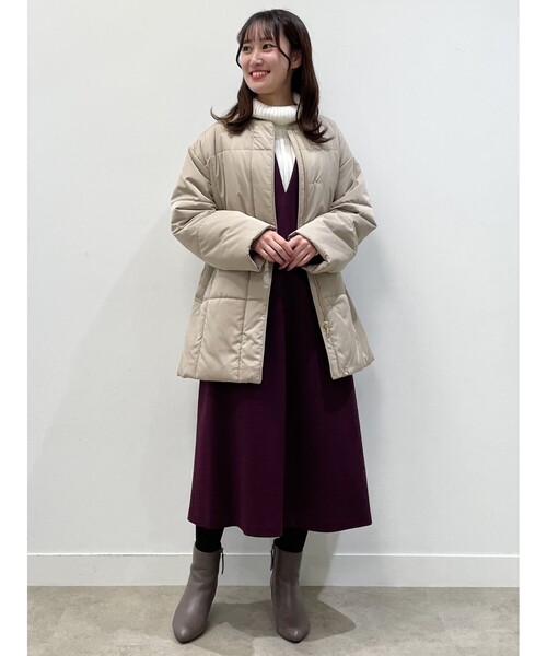 極美品　リフレクト　13号　洗える　クロップドスリーブジャンパードレス 極美品 リフレクト 13号 洗える クロップドスリーブジャンパードレス