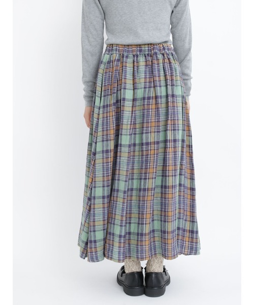 Samansa Mos2(サマンサ モスモス)の「リネンタックスカート(スカート・レディース・ピンク/グリーン/キナリ/ブラック・フリ-)」の14枚目の写真