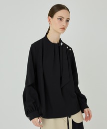 UNITED TOKYO | アシメタイボリュームスリーブブラウス(シャツ/ブラウス)