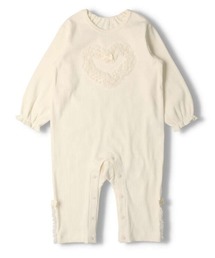 kids zoo（キッズズー）の「ハートチュールTオール（ロンパース）」