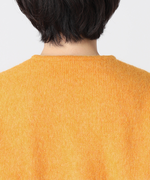 JOURNAL STANDARD relume（ジャーナルスタンダード　レリューム）の「CALIFORNIA シャギーソリッド モヘアカーディガン（カーディガン/ボレロ・メンズ・ブラック/ライトグレー/パープル/イエロー・MEDIUM/LARGE）」の15枚目の写真