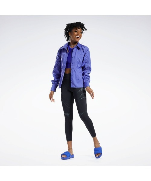 Reebok(リーボック)の「カーディB トップス / Cardi B Top(ブルゾン・レディース・ブラック/パープル・J/M/J/L/OT/J/S)」の3枚目の写真