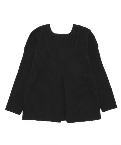 aity(アイティ)の「12G バックスリットロングP/O(ニット/セーター・レディース・ブラック/アイボリー/オレンジ/グリーン・M)」の21枚目の写真