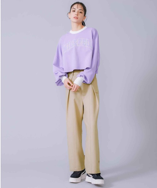 MILKFED.（ミルクフェド）の「STRAP PANTS（その他パンツ・レディース・ベージュ/ブラック/ライトブルー/ライトピンク・ONE SIZE）」の17枚目の写真