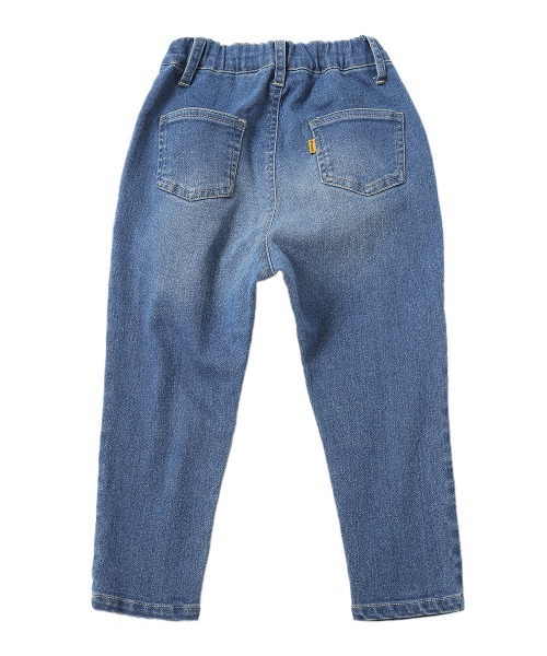 devirock（デビロック）の「楽デニム タックパンツ（デニムパンツ・キッズ・ワンウォッシュ/サックスブルー/ブルー系その他/ネイビー・90cm/100cm/110cm/120cm/130cm/140cm/150cm/160cm）」の6枚目の写真