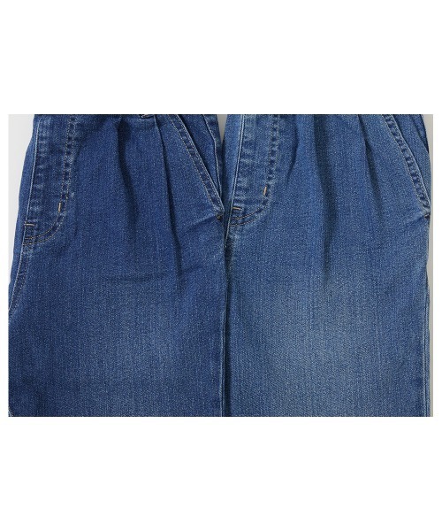 devirock（デビロック）の「楽デニム タックパンツ（デニムパンツ・キッズ・ワンウォッシュ/サックスブルー/ブルー系その他/ネイビー・90cm/100cm/110cm/120cm/130cm/140cm/150cm/160cm）」の20枚目の写真