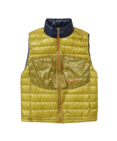 NANGA(ナンガ)の「ULTILIGHT DOWN VEST PACKABLE(MEN)(ダウンベスト・メンズ・ネイビー/ブラック/イエロー系その他/ライム・S/M/L/XL/XXL)」の1枚目の写真