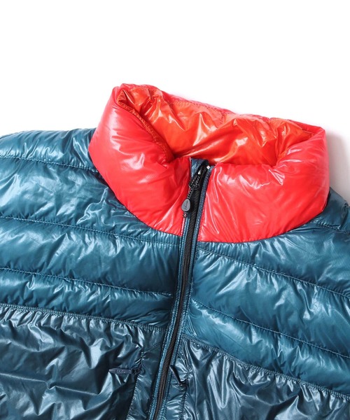 NANGA(ナンガ)の「ULTILIGHT DOWN VEST PACKABLE(MEN)(ダウンベスト・メンズ・ネイビー/ブラック/イエロー系その他/ライム・S/M/L/XL/XXL)」の21枚目の写真