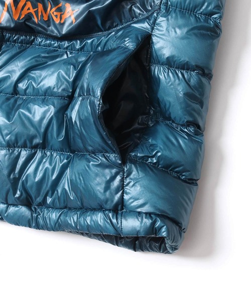 NANGA(ナンガ)の「ULTILIGHT DOWN VEST PACKABLE(MEN)(ダウンベスト・メンズ・ネイビー/ブラック/イエロー系その他/ライム・S/M/L/XL/XXL)」の10枚目の写真