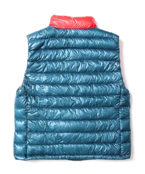 NANGA(ナンガ)の「ULTILIGHT DOWN VEST PACKABLE(MEN)(ダウンベスト・メンズ・ネイビー/ブラック/イエロー系その他/ライム・S/M/L/XL/XXL)」の14枚目の写真
