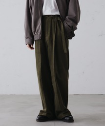 epnok | epnok+ Corduroy Belted Trousers/コーデュロイベルテッドトラウザー(スラックス)
