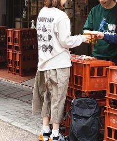 麻レーヨンワイドパンツ