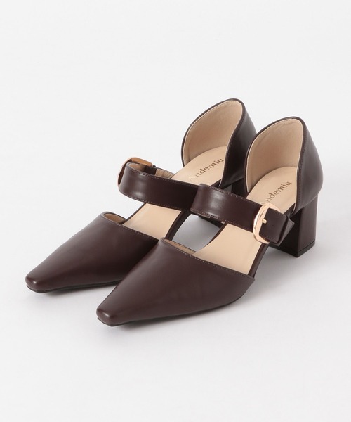Andemiu(アンデミュウ)の「バックルツキパンプス184787(パンプス・レディース・ブラウン/アイボリー/ブラック・MEDIUM/LARGE)」の13枚目の写真