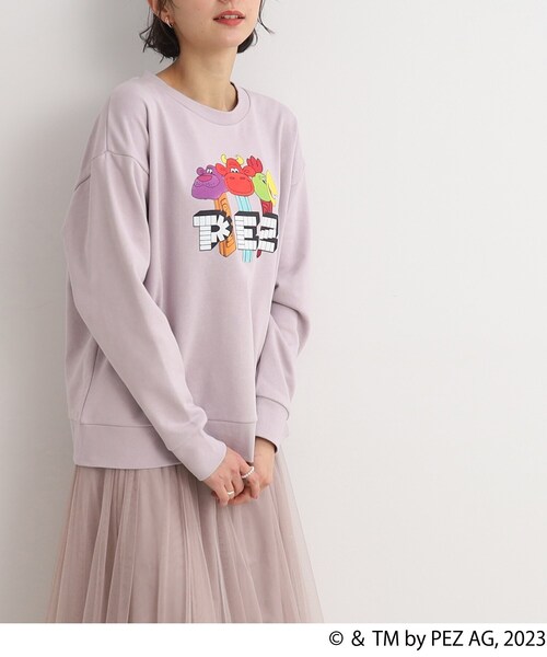 SHOO・LA・RUE（シューラルー）の「◆【PEZ】裏毛スウェット（スウェット・レディース・パープル系2/ブラック系4/グレー系3/グレー系4/アイボリー系/アイボリー系3/ライトグレー/ブラック・00）」の8枚目の写真