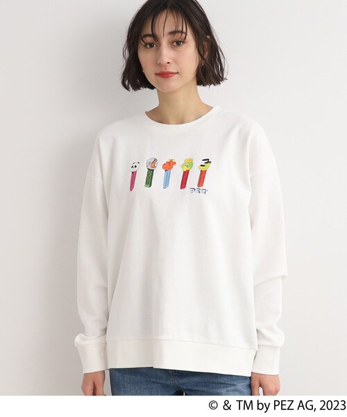 SHOO・LA・RUE（シューラルー）の「◆【PEZ】裏毛スウェット（スウェット・レディース・パープル系2/ブラック系4/グレー系3/グレー系4/アイボリー系/アイボリー系3/ライトグレー/ブラック・00）」の9枚目の写真