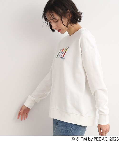 SHOO・LA・RUE（シューラルー）の「◆【PEZ】裏毛スウェット（スウェット・レディース・パープル系2/ブラック系4/グレー系3/グレー系4/アイボリー系/アイボリー系3/ライトグレー/ブラック・00）」の10枚目の写真