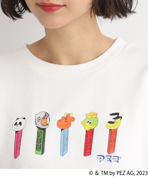 SHOO・LA・RUE（シューラルー）の「◆【PEZ】裏毛スウェット（スウェット・レディース・パープル系2/ブラック系4/グレー系3/グレー系4/アイボリー系/アイボリー系3/ライトグレー/ブラック・00）」の12枚目の写真