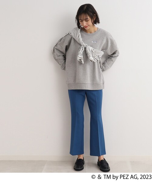 SHOO・LA・RUE（シューラルー）の「◆【PEZ】裏毛スウェット（スウェット・レディース・パープル系2/ブラック系4/グレー系3/グレー系4/アイボリー系/アイボリー系3/ライトグレー/ブラック・00）」の18枚目の写真