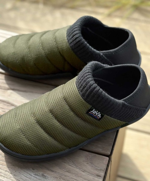 Java（ジャバ）の「《JaVa ジャバコラボ》トレンド感抜群！アウトドアモックシューズ（スニーカー・メンズ・ブラック/カーキ・23.5cm/24.5cm/25.5cm/26.5cm/27.5cm/28.5cm/22.5cm）」の4枚目の写真