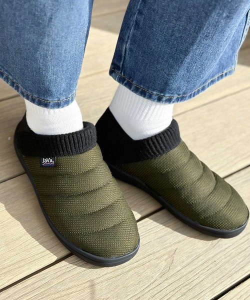 Java（ジャバ）の「《JaVa ジャバコラボ》トレンド感抜群！アウトドアモックシューズ（スニーカー・メンズ・ブラック/カーキ・23.5cm/24.5cm/25.5cm/26.5cm/27.5cm/28.5cm/22.5cm）」の15枚目の写真