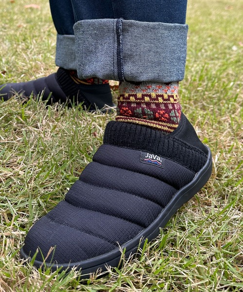 Java（ジャバ）の「《JaVa ジャバコラボ》トレンド感抜群！アウトドアモックシューズ（スニーカー・メンズ・ブラック/カーキ・23.5cm/24.5cm/25.5cm/26.5cm/27.5cm/28.5cm/22.5cm）」の16枚目の写真