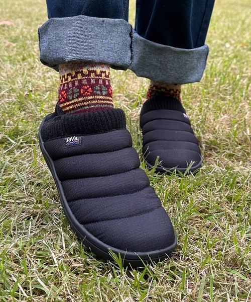 Java（ジャバ）の「《JaVa ジャバコラボ》トレンド感抜群！アウトドアモックシューズ（スニーカー・メンズ・ブラック/カーキ・23.5cm/24.5cm/25.5cm/26.5cm/27.5cm/28.5cm/22.5cm）」の17枚目の写真