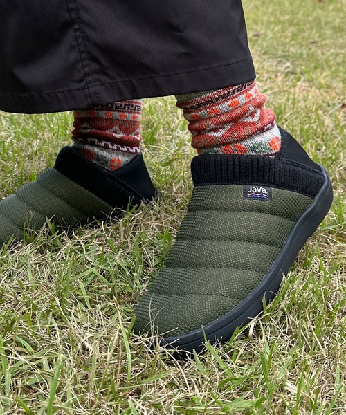 Java（ジャバ）の「《JaVa ジャバコラボ》トレンド感抜群！アウトドアモックシューズ（スニーカー・メンズ・ブラック/カーキ・23.5cm/24.5cm/25.5cm/26.5cm/27.5cm/28.5cm/22.5cm）」の20枚目の写真