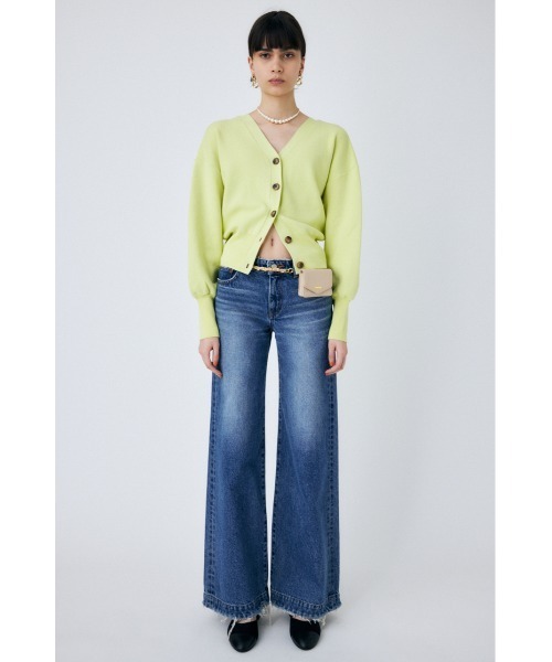 MOUSSY(マウジー)の「2WAY DOLMAN SLEEVE トップス(カーディガン/ボレロ・レディース・ライム/ネイビー/キナリ/ライトピンク・FREE)」の6枚目の写真