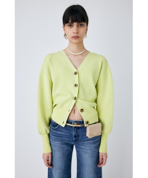 MOUSSY(マウジー)の「2WAY DOLMAN SLEEVE トップス(カーディガン/ボレロ・レディース・ライム/ネイビー/キナリ/ライトピンク・FREE)」の7枚目の写真