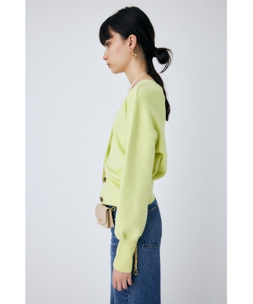MOUSSY(マウジー)の「2WAY DOLMAN SLEEVE トップス(カーディガン/ボレロ・レディース・ライム/ネイビー/キナリ/ライトピンク・FREE)」の8枚目の写真