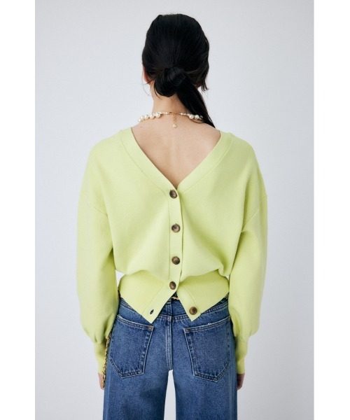 MOUSSY(マウジー)の「2WAY DOLMAN SLEEVE トップス(カーディガン/ボレロ・レディース・ライム/ネイビー/キナリ/ライトピンク・FREE)」の12枚目の写真