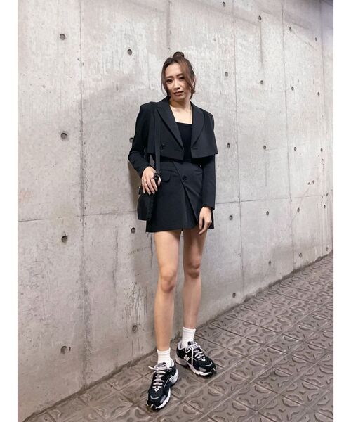 EVRIS（エヴリス）の「ショートレングスジャケット【セットアップ着用可能】（テーラードジャケット・レディース・パープル/ブラック/グレー・FREE）」の20枚目の写真