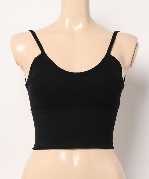 Lace Ladies（レースレディース）の「ノンワイヤーブラトップ（スポーツブラ・レディース・イエロー/ブラック/ダークグレー/グリーン/ホワイト・FREE）」の8枚目の写真