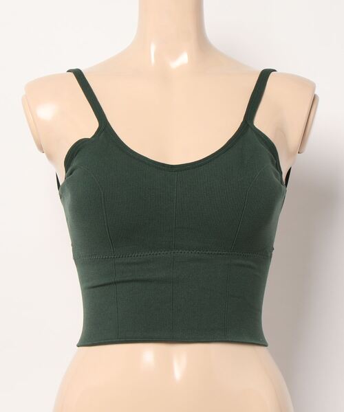 Lace Ladies（レースレディース）の「ノンワイヤーブラトップ（スポーツブラ・レディース・イエロー/ブラック/ダークグレー/グリーン/ホワイト・FREE）」の10枚目の写真