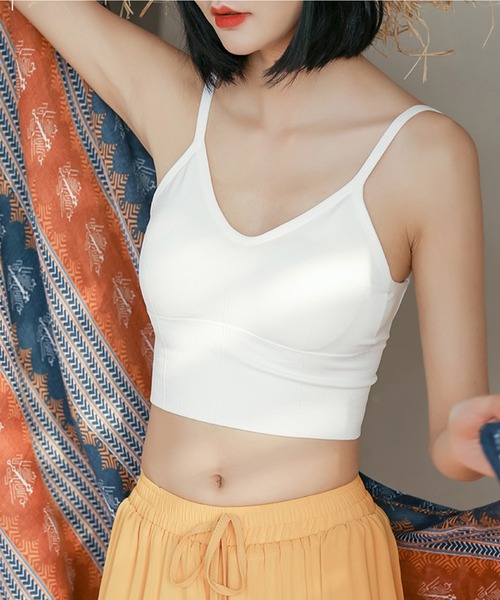 Lace Ladies（レースレディース）の「ノンワイヤーブラトップ（スポーツブラ・レディース・イエロー/ブラック/ダークグレー/グリーン/ホワイト・FREE）」の22枚目の写真