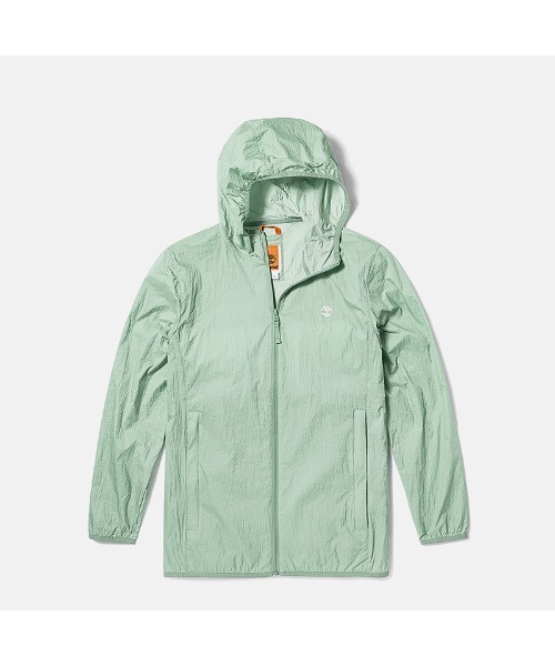 Timberland(ティンバーランド)の「オール ジェンダー アンチUV フルジップ ジャケット(ナイロンジャケット・メンズ・モスグリーン/クリアグリーン/カーキ/オフホワイト/ローズ・LARGE/MEDIUM/SMALL/X-LARGE)」の4枚目の写真