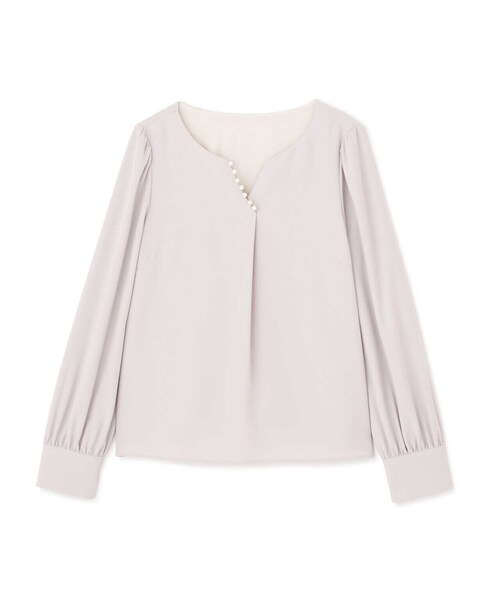 PROPORTION BODY DRESSING（プロポーションボディドレッシング）の「パールカットブラウス / 1213110305（シャツ/ブラウス・レディース・グレー/カーキ/ダークグレー・MEDIUM/SMALL）」の4枚目の写真