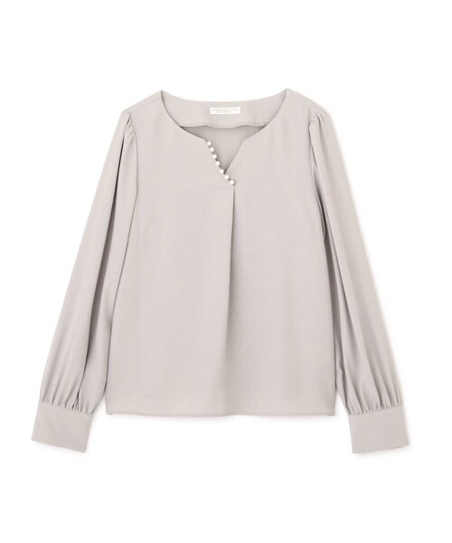 PROPORTION BODY DRESSING（プロポーションボディドレッシング）の「パールカットブラウス / 1213110305（シャツ/ブラウス・レディース・グレー/カーキ/ダークグレー・MEDIUM/SMALL）」の20枚目の写真