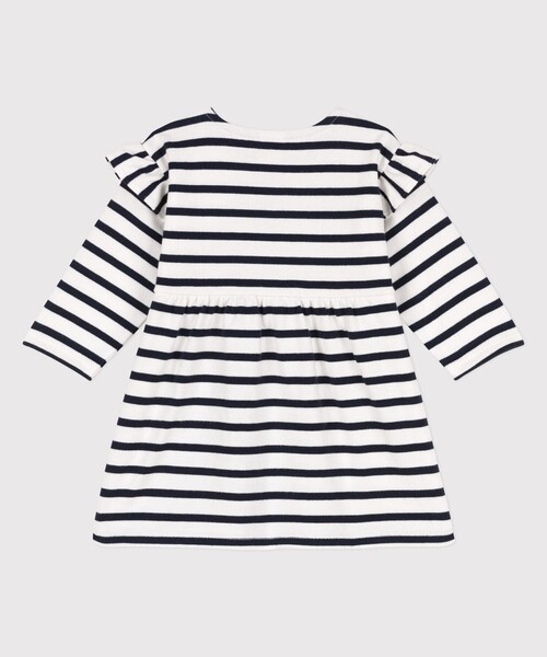 【セール】マリニエール長袖ワンピース（ワンピース）｜PETIT BATEAU（プチバトー）