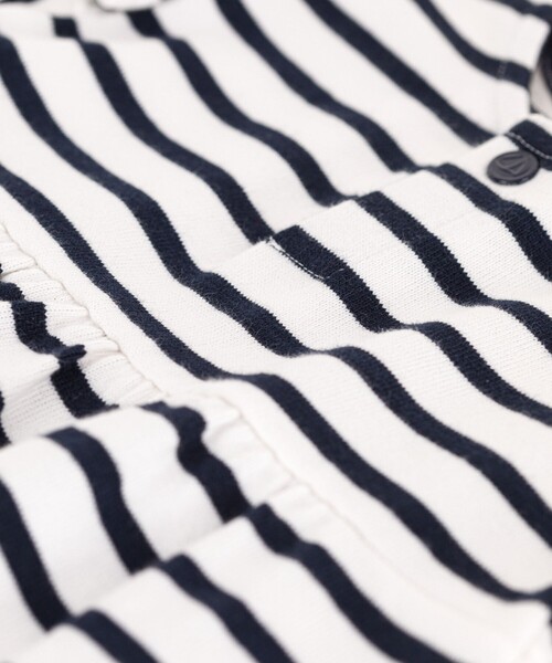 【セール】マリニエール長袖ワンピース（ワンピース）｜PETIT BATEAU（プチバトー）