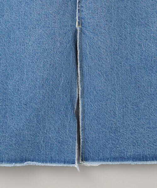 ASTRAET(アストラット)の「<ASTRAET>CO ウエストゴム デニム タイトスカート(デニムスカート・レディース・ライトブルー・0/1)」の15枚目の写真