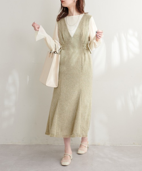 natural couture（ナチュラルクチュール）の「新色追加 / キャンディスリーブプリーツブラウス（シャツ/ブラウス・レディース・オフホワイト/サックスブルー/ブラック/ブラウン/ピンク・FREE）」の11枚目の写真