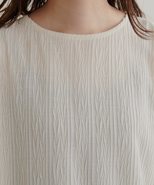 natural couture（ナチュラルクチュール）の「新色追加 / キャンディスリーブプリーツブラウス（シャツ/ブラウス・レディース・オフホワイト/サックスブルー/ブラック/ブラウン/ピンク・FREE）」の17枚目の写真